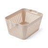Set van 4 zandkleurige opbergmanden - Makeeva basket S 4-pack sandy 